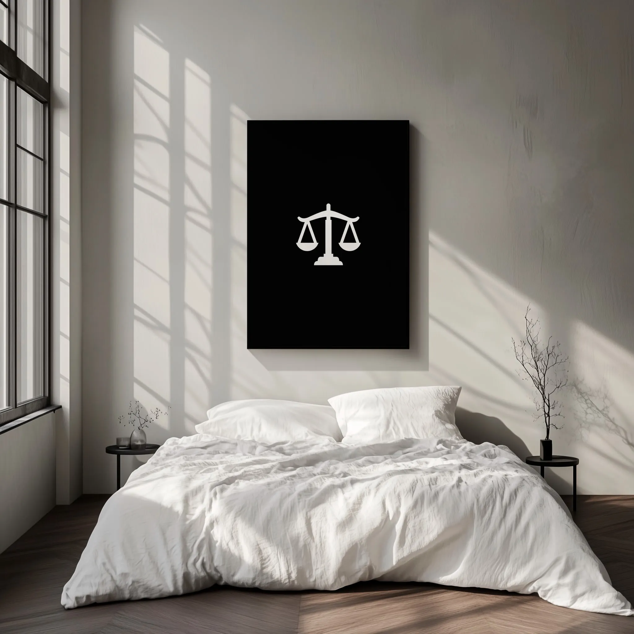 Quadro Dama da Justiça Retangular Retrato